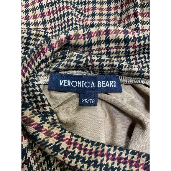 Veronica Beard 'Nate' Black Plaid Turtleneck Top Size XS - Picture 4 of 5